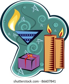 Kreatives Diwali-Design