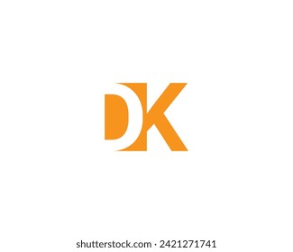 logotipo creativo de DK latter .company.
