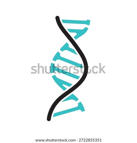 Creative DNA icon vector. DNA Logo.