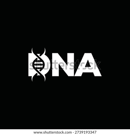 Creative DNA logo design, genetic helix logo symbol icon