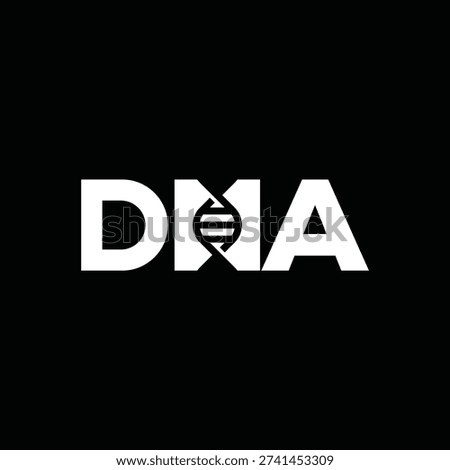 Creative DNA logo design, genetic helix logo symbol icon	