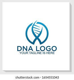 creative DNA logo template design vector, medical logo design inspiration