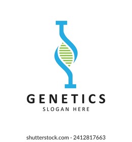Creative DNA Logo Template. Suitable for the fields of science, technology,various medical and research companies