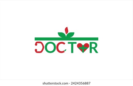 Creative Doctor , Heart, medical logo 