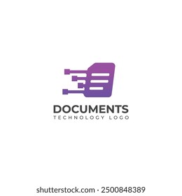 Creative Documents technology logo design 