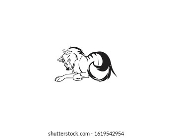 Creative Dog Concept logo design 