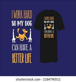 creative dog t-shirt design vector files
