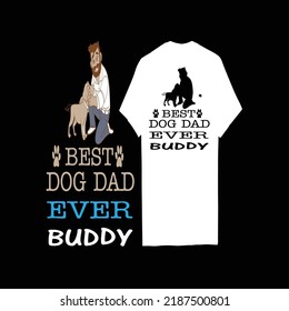 creative dog t-shirt design vector files