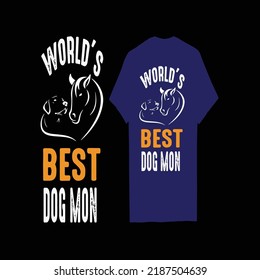 archivos vectoriales de diseño creativo de camisetas de perro