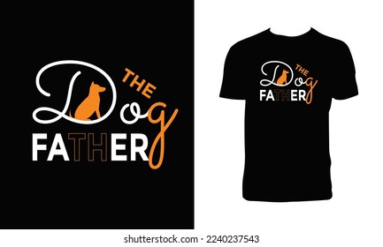 Creative Doggy Typography T Shirt Design. 