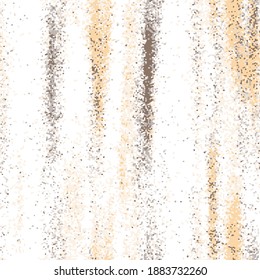 Creative doodle art hexagonal striped seamless pattern with different dots  and textures. Collage. Vector