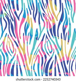 Creative doodle art pattern with different shapes and textures. Curved doodling background