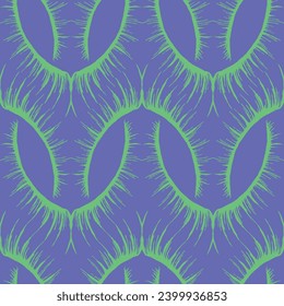 Creative doodle art pattern with different shapes and textures. line and geometric fabric textile pattern
