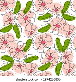 Creative doodle art seamless pattern with different shapes and textures. Collage. Vector