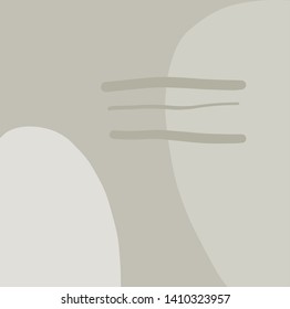 Creative doodle background with different shapes. Contemporary trendy collage. Design for print, card, poster, decor printable, social media content. Hand drawn abstract vector illustration