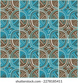 Ornamento geométrico creativo de doodle. Líneas sin problemas patrón de fondo. Diseño para tela, impresión textil, papel de envoltura, cubierta. Ilustración del vector