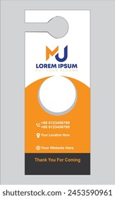 Creative Door Hanger Design for New Companies