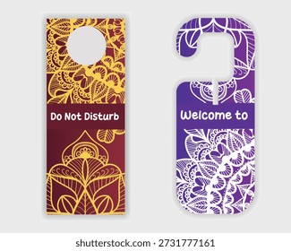 Design Criativo De Sinais De Porta Para Hotéis E Quartos De Hóspedes Modelo De Design
