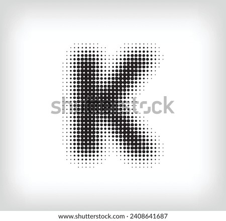 Creative dotted letter K design. Alphabet set pixel is flat and solid. Integrative and integrative pixel movement. Modern icon ports.