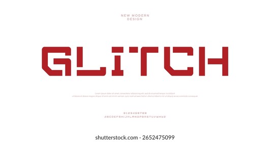 Creative Double lines monogram alphabet and tech fonts. Lines font regular uppercase and lowercase. Vector illustration. 