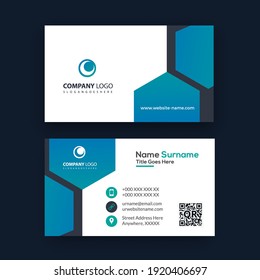 Creative  Double-sided Business Card Template.