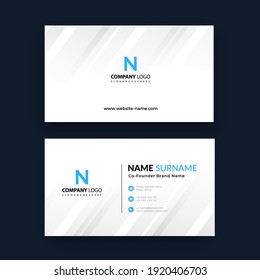 Creative  Double-sided Business Card Template.