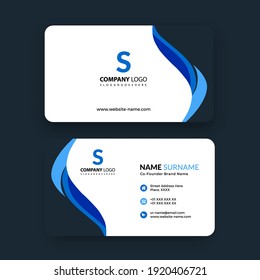 Creative  Double-sided Business Card Template.