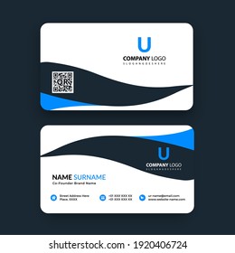 Creative  Double-sided Business Card Template.