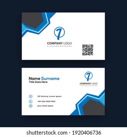 Creative  Double-sided Business Card Template.