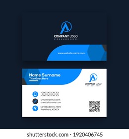 Creative  Double-sided Business Card Template.