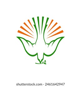 Creative Dove Logo Vector Image
