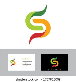 Creative DP Logo-Design mit Visitenkarte