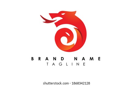 Creative Dragon Logo Symbol Design