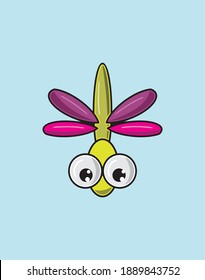 Creative Dragonfly Vectors for fabric, wrapping, textile, wallpaper, apparel. Dragonfly  Art Print. Nursery Wallart for Print. Nursery Wallpaper for Print.
