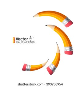 Creative drawing, creating the sketch, the idea of the artist