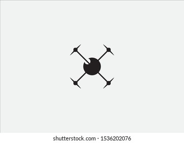 creative dron icon and design