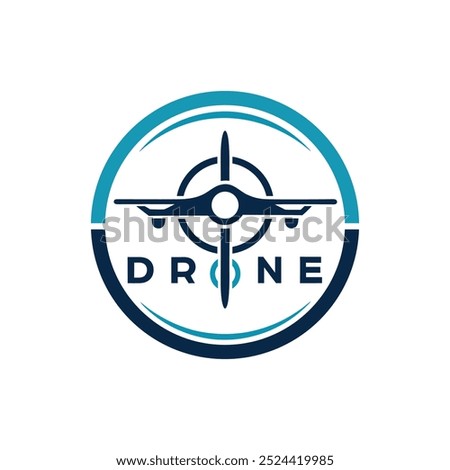 Similar – Image, Stock Photo A drone flight on Sunday in the wintry Spessart