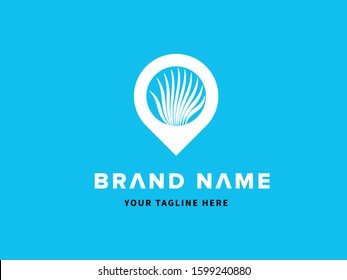 Creative drop logo business template vector icon