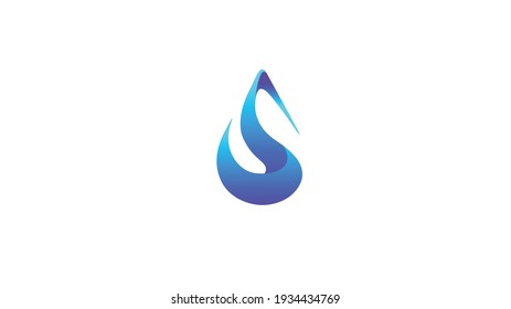 Creative Drop Water Vector Symbol Design Illustration