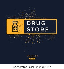 Creative (Drugstore) Icon, Vector sign.