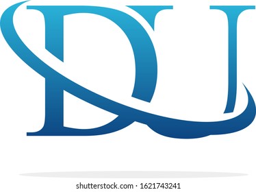 Creative DU logo icon design