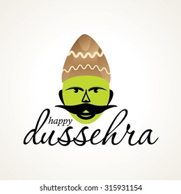 creative dussehra festival concept vector 