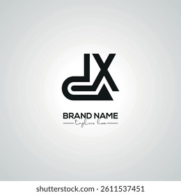 Creative DX XD Lettermark Logo Design for Corporate Branding.