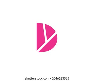 Creative DY Letters Vector Icon Logo