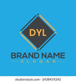 Creative DYL letter logo design for your business brands