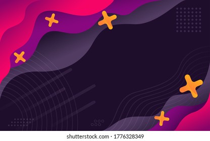Creative dynamic modern purple and navy combination background design.