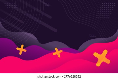 Diseño de fondo con mezcla de color rosa y marina dinámico creativo.