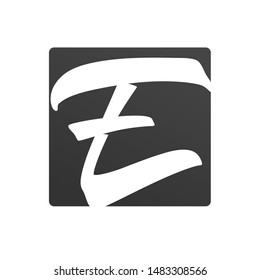 Creative E letter vector sign design. Character symbols. Icon design for website