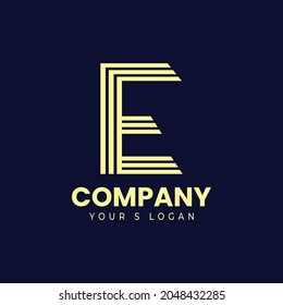 Creative E Monogram Logo Design