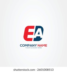 Creative EA AE logo Design Template Vector Graphic Branding Element